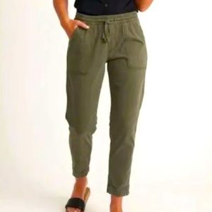 Olive joggers